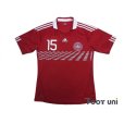 Photo1: Denmark 2010 Home Shirt #15 Simon Busk Poulsen (1)