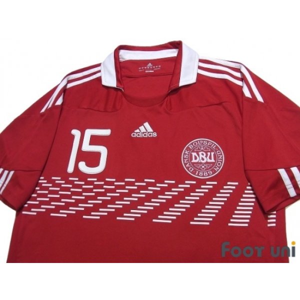 Photo3: Denmark 2010 Home Shirt #15 Simon Busk Poulsen