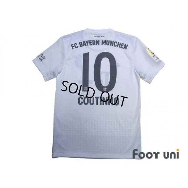 Photo2: Bayern Munchen 2019-2020 Away Shirt #10 Coutinho Bundesliga Patch/Badge