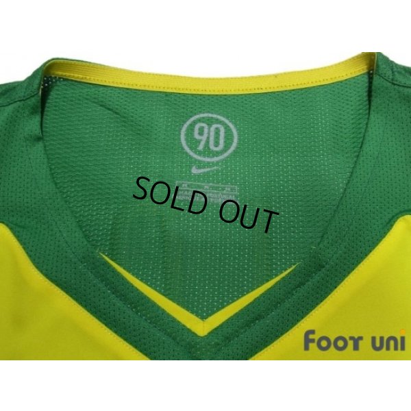 Photo5: Brazil 2004 Home Shirt #10 Ronaldinho