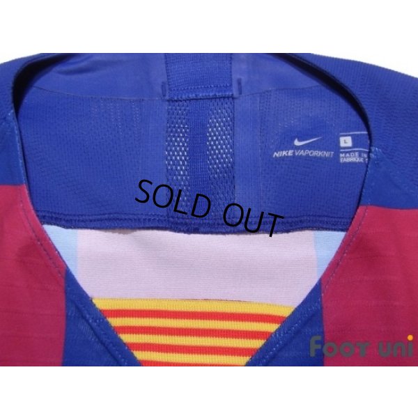 Photo5: FC Barcelona 2019-2020 Home Authentic Shirts and shorts Set #5 Sergio Busquets Copa Delrey Patch/Badge