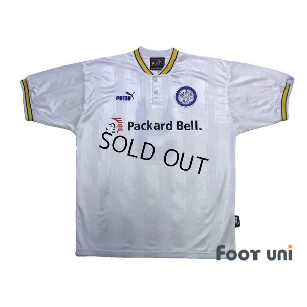 Photo1: Leeds United AFC 1996-1998 Home Shirt #9 Ian Rush