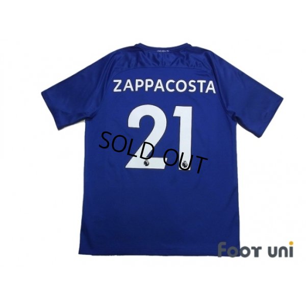 Photo2: Chelsea 2017-2018 Home Shirt #21 Davide Zappacosta