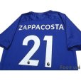 Photo4: Chelsea 2017-2018 Home Shirt #21 Davide Zappacosta