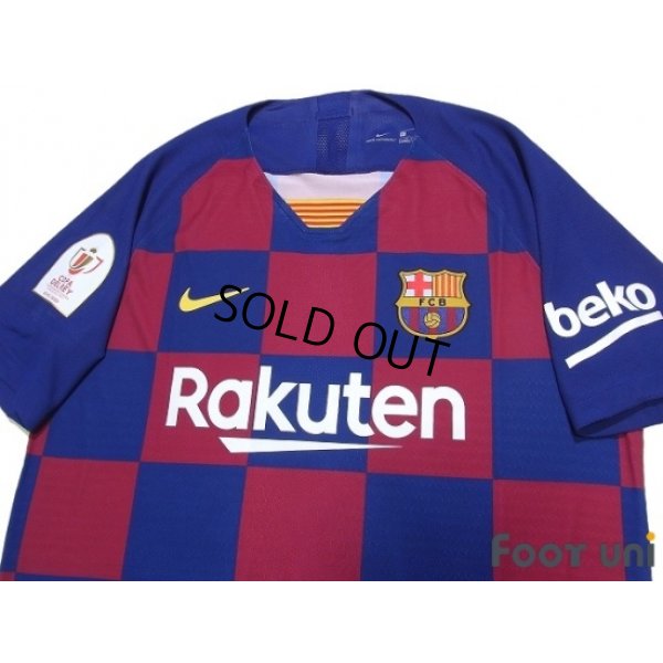 Photo3: FC Barcelona 2019-2020 Home Authentic Shirts and shorts Set #5 Sergio Busquets Copa Delrey Patch/Badge