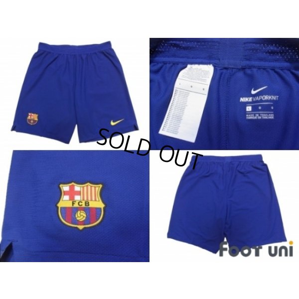 Photo8: FC Barcelona 2019-2020 Home Authentic Shirts and shorts Set #5 Sergio Busquets Copa Delrey Patch/Badge