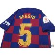 Photo4: FC Barcelona 2019-2020 Home Authentic Shirts and shorts Set #5 Sergio Busquets Copa Delrey Patch/Badge