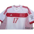 Photo3: Turkey 2002 Home Shirt #17 İlhan Mansız 2002 FIFA World Cup Korea Japan Patch/Badge (3)