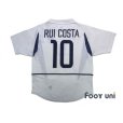 Photo2: Portugal 2002 Away Shirt #10 Rui Costa (2)