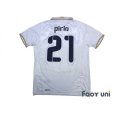 Photo2: Italy 2008 Away Shirt #21 Pirlo (2)