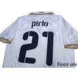 Photo4: Italy 2008 Away Shirt #21 Pirlo