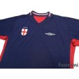 Photo6: England 2002 Away Reversible Shirts and shorts Set