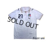 Italy 2008 Away Shirt #21 Pirlo