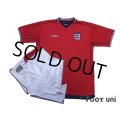 England 2002 Away Reversible Shirts and shorts Set