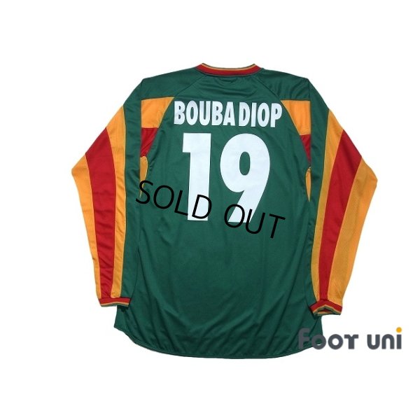 Photo2: Senegal 2002 Away Player Long Sleeve Shirt #19 Papa Bouba Diop