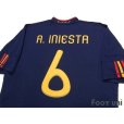 Photo4: Spain 2010 Away Shirt #6 A.Iniesta