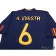 Photo4: Spain 2010 Away Shirt #6 A.Iniesta