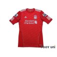 Photo1: Liverpool 2010-2011 Home Authentic Shirt #8 Gerrard BARCLAYS PREMIER LEAGUE Patch/Badge (1)