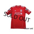 Liverpool 2010-2011 Home Authentic Shirt #8 Gerrard BARCLAYS PREMIER LEAGUE Patch/Badge