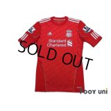 Liverpool 2010-2011 Home Authentic Shirt #8 Gerrard BARCLAYS PREMIER LEAGUE Patch/Badge