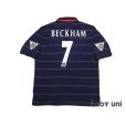 Photo2: Manchester United 1999-2000 Away Shirt #7 Beckham Champions 1998-1999 The F.A. Premier League Patch/Badge (2)