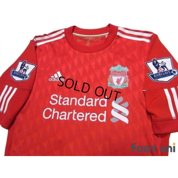 Photo3: Liverpool 2010-2011 Home Authentic Shirt #8 Gerrard BARCLAYS PREMIER LEAGUE Patch/Badge