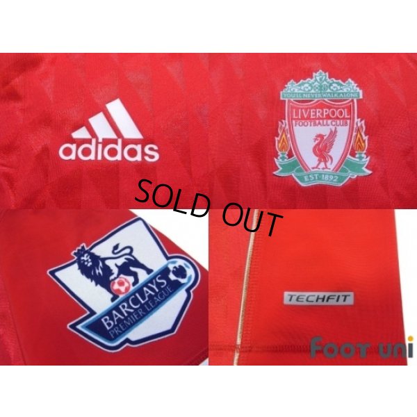 Photo6: Liverpool 2010-2011 Home Authentic Shirt #8 Gerrard BARCLAYS PREMIER LEAGUE Patch/Badge