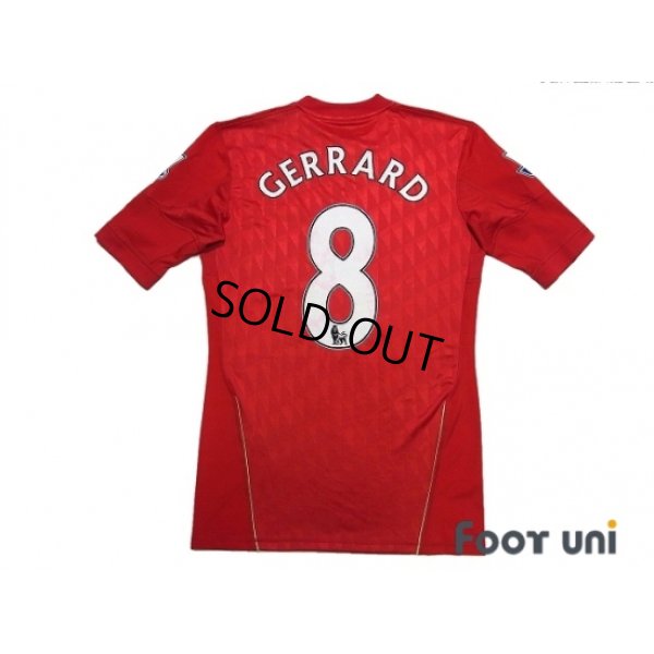 Photo2: Liverpool 2010-2011 Home Authentic Shirt #8 Gerrard BARCLAYS PREMIER LEAGUE Patch/Badge