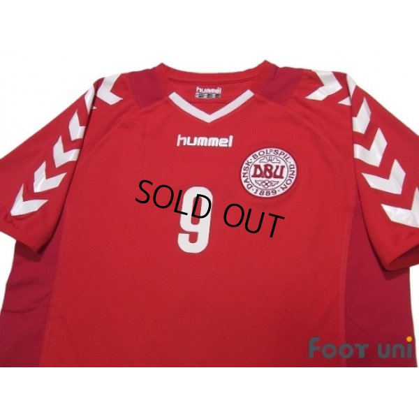 Photo3: Denmark Euro 2004 Home Shirt #9 Tomasson