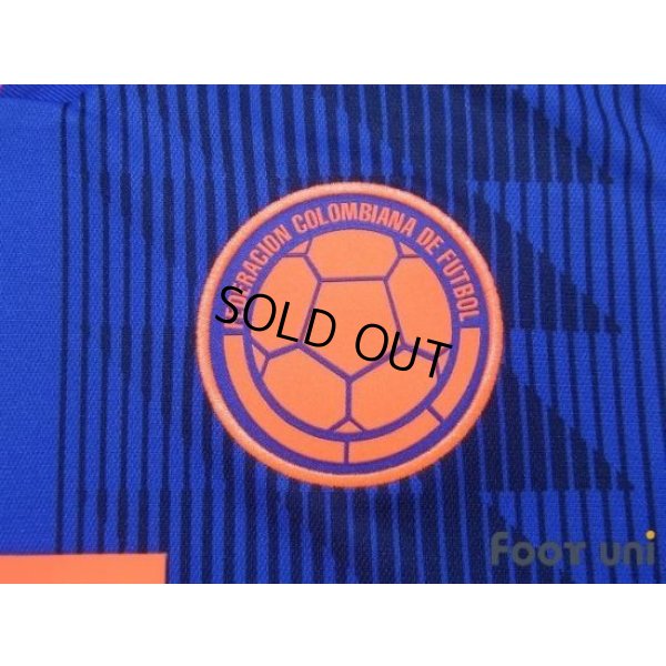 Photo6: Colombia 2018 Away Shirt #10 James Rodriguez