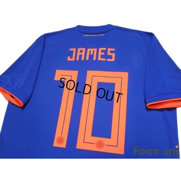 Photo4: Colombia 2018 Away Shirt #10 James Rodriguez