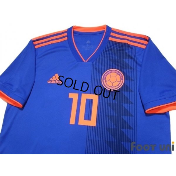Photo3: Colombia 2018 Away Shirt #10 James Rodriguez