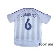 Photo2: Chelsea 2006-2007 Away Authentic Shirt #6 Carvalho (2)