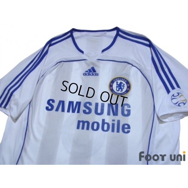Photo3: Chelsea 2006-2007 Away Authentic Shirt #6 Carvalho