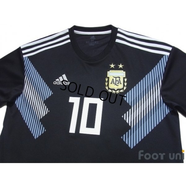 Photo3: Argentina 2018 Away Shirt #10 Messi