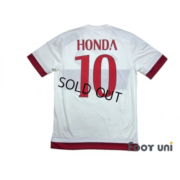 Photo2: AC Milan 2015-2016 Away Shirt #10 Keisuke Honda w/tags