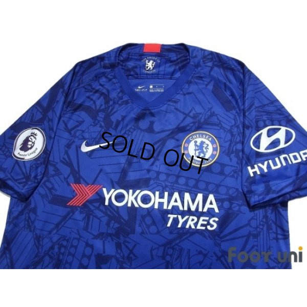 Photo3: Chelsea 2019-2020 Home Shirt #28 Azpilicueta Premier League Patch/Badge