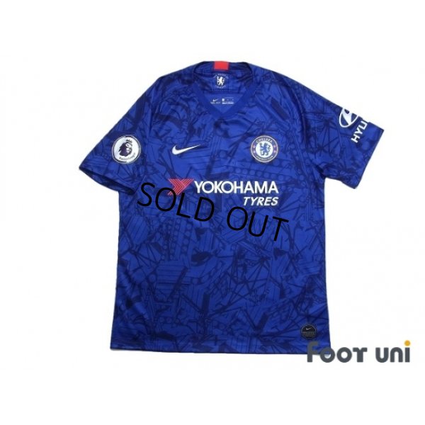 Photo1: Chelsea 2019-2020 Home Shirt #28 Azpilicueta Premier League Patch/Badge