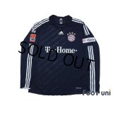 Bayern Munchen2008-2009 Away Player Long Sleeve Autographed Shirt #9 Toni Bundesliga Patch/Badge