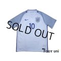England Euro 2016 Home Shirt #10 Rooney