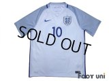 England Euro 2016 Home Shirt #10 Rooney