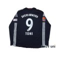 Photo2: Bayern Munchen2008-2009 Away Player Long Sleeve Autographed Shirt #9 Toni Bundesliga Patch/Badge (2)