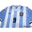 Photo3: Argentina 1999 Home shirt #9 Batistuta