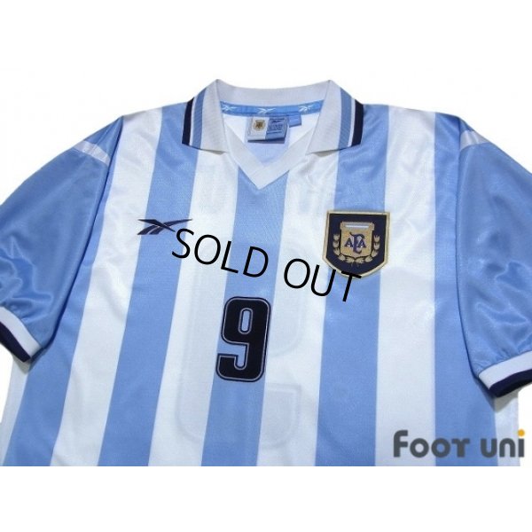 Photo3: Argentina 1999 Home shirt #9 Batistuta