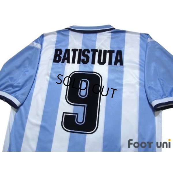 Photo4: Argentina 1999 Home shirt #9 Batistuta