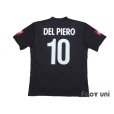 Photo2: Juventus 2001-2002 Away Shirt #10 Del Piero For CL (2)