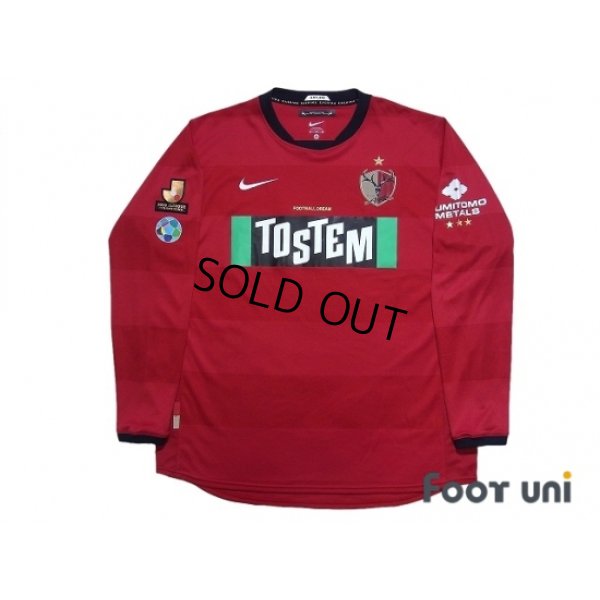 Photo1: Kashima Antlers 2010 Home Long Sleeve Shirt