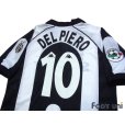 Photo4: Juventus 1997-1998 Home Shirt #10 Del Piero Lega Calcio Patch/Badge