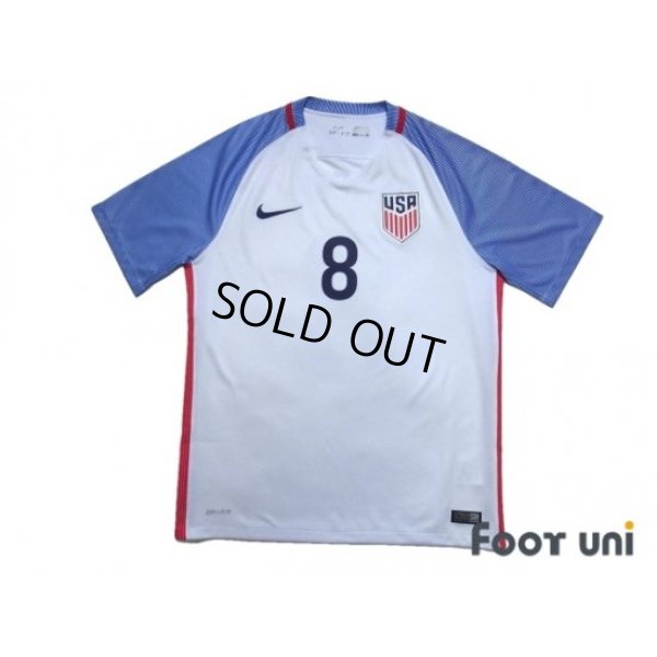 Photo1: USA 2016 Home Shirt #8 Clint Dempsey