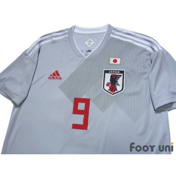 Photo3: Japan 2018 Away Shirt #9 Shinji Okazaki